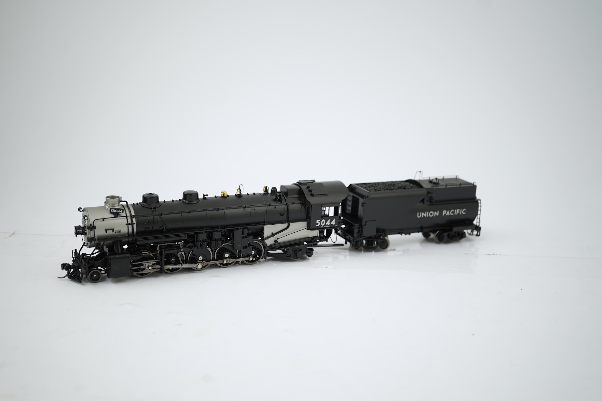 A boxed HO gauge Broadway Limited Paragon Series (1293) model of Union Pacific TTT-6, 5044, 2-10-2 locomotive with bogie tender, powered for two rail operation.